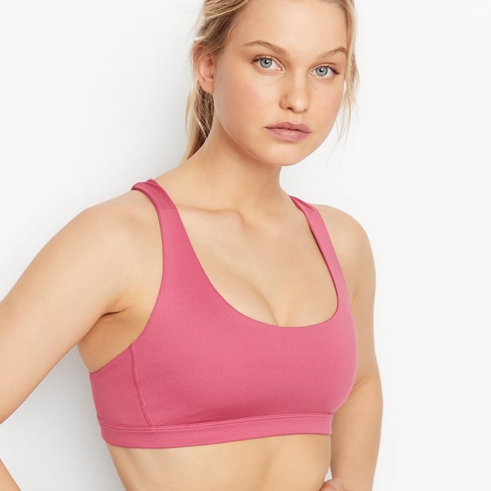 Victoria's Secret Incredible Essential Strappy Back Bra Rose Begonia Large NEW